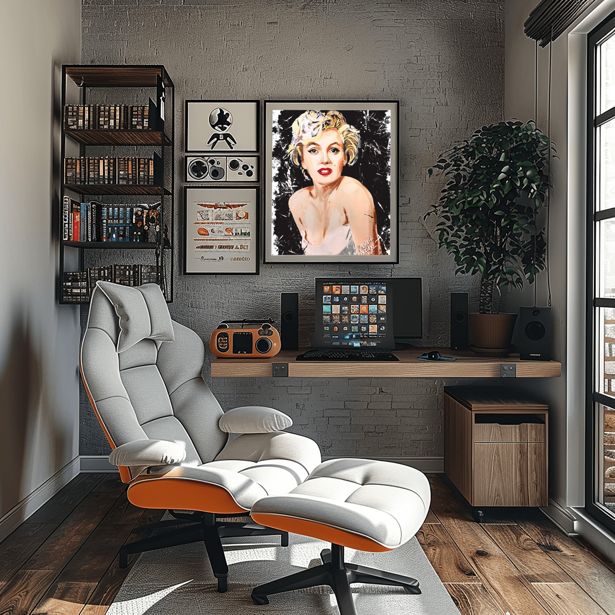 Marilyn in White Dress